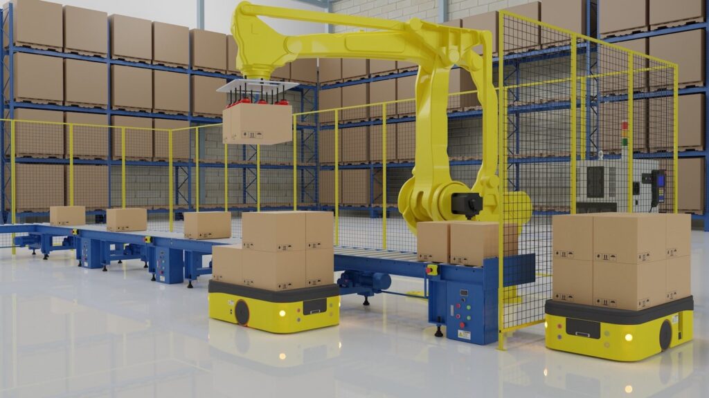 aplicaciones de robots de paletizado en la industria