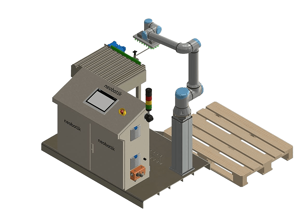 Robot paletizador para la industria farmacéutica